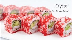  Presentation with sushi - 