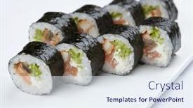  Presentation with sushi - 