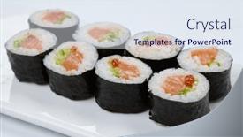  Presentation with sushi - 