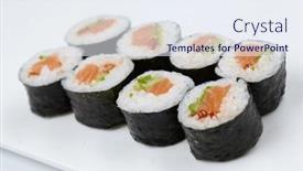  Presentation with sushi - 
