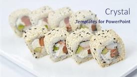  Presentation with sushi - 