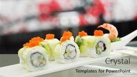  Presentation with sushi - 