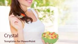  Presentation with new baby girl - Audience pleasing PPT layouts consisting of tasty sweet fruits organic nutrition backdrop and a lemonade colored foreground