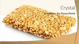  Presentation with sweets - Colorful presentation enhanced with tasty-sweets-kozinaki-isolated backdrop and a blonde colored foreground