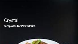  Presentation with vietnamese food - Slide set consisting of tasty-vietnamese-food-bo-bun background and a black colored foreground