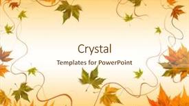  Presentation with art - PPT layouts featuring tattered edge - art autumn frame background and a cream colored foreground