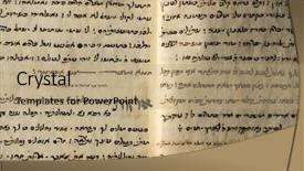  Presentation with old book - Audience pleasing PPT layouts consisting of tattered edge - old jewish book from iraq backdrop and a  colored foreground