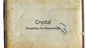  Presentation with mirror in an old frame - Audience pleasing PPT theme consisting of tattered edge - old organic frame backdrop and a  colored foreground