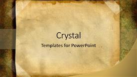  Presentation with page - Presentation design having tattered edge - vintage blank page background and a lemonade colored foreground