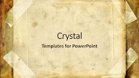  Presentation with album page - Amazing presentation theme having tattered edge - vintage grunge page from old backdrop and a lemonade colored foreground