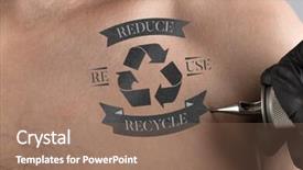  Presentation with recycle - PPT layouts enhanced with tattooing recycle for a better background and a  colored foreground