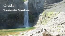  Presentation with new york state - PPT theme with taughannock-falls-state-park-near background and a  colored foreground