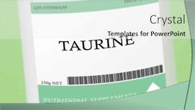  Presentation with amino acid - Slides enhanced with taurine-an-amino-acid-used background and a white colored foreground