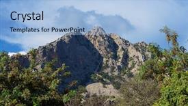  Presentation with turkey - Amazing slides having taurus mountains in kemer turkey backdrop and a light blue colored foreground
