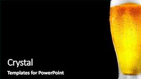  Presentation with cold beer - Theme with tavern - beer cold craft light beer background and a black colored foreground