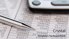  Presentation with cost - Amazing presentation design having tax - calculator is on a balance backdrop and a light gray colored foreground