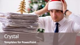  Presentation with tax - Presentation enhanced with tax - young worker working in office background and a gray colored foreground