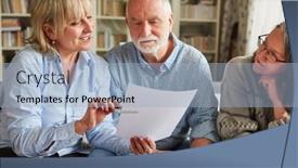  Presentation with advisor to senior clients - Theme with tax-advisor-or-senior-advisor background and a light blue colored foreground