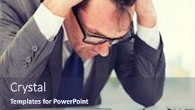  Presentation with business calculator - Cool new presentation theme with tax-business-and-stress-concept backdrop and a wine colored foreground