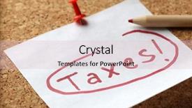 Presentation with tax day - Amazing presentation theme having tax day hand written reminder backdrop and a lemonade colored foreground