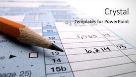  Presentation with irs - Colorful slides enhanced with tax documents for filing taxes backdrop and a white colored foreground
