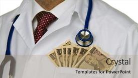  Presentation with tax evasion - PPT layouts enhanced with tax evasion - doctor with the japanese yen background and a coral colored foreground