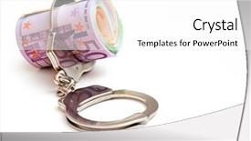  Presentation with tax evasion - Cool new theme with tax evasion - euro notes with a pair backdrop and a white colored foreground