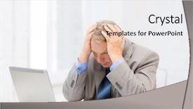  Presentation with business communication - Presentation design consisting of tax form - business technologym communication and office background and a white colored foreground