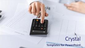  Presentation with paper hand drawn politics - PPT theme consisting of tax form - picture of woman hand background and a sky blue colored foreground