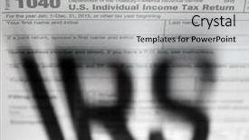  Presentation with irs - Presentation theme enhanced with tax-forms-background-with-irs background and a light gray colored foreground