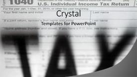  Presentation with tax - Cool new slide deck with tax forms background with tax backdrop and a light gray colored foreground