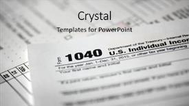  Presentation with ben franklyn tax - Audience pleasing PPT theme consisting of tax forms background backdrop and a light gray colored foreground