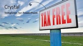  Presentation with zone - Cool new theme with tax free zone or not backdrop and a light blue colored foreground