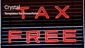  Presentation with tax free retirement - Presentation theme having tax free background and a wine colored foreground