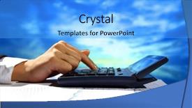  Presentation with god - Audience pleasing PPT theme consisting of tax heaven - god hand calculate backdrop and a light blue colored foreground