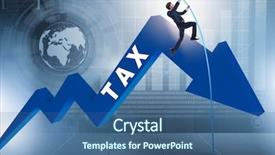  Presentation with tax avoidance - Amazing presentation theme having tax in tax evasion avoidance backdrop and a  colored foreground