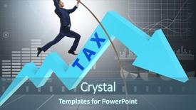  Presentation with tax avoidance - Beautiful presentation featuring tax in tax evasion avoidance backdrop and a  colored foreground