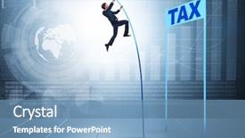  Presentation with tax evasion - Audience pleasing slide deck consisting of tax in tax evasion avoidance backdrop and a  colored foreground