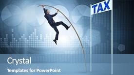  Presentation with tax evasion - PPT theme with tax in tax evasion background and a teal colored foreground