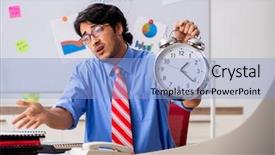  Presentation with financial - PPT theme having tax management - young male financial manager working background and a light blue colored foreground