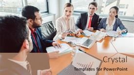  Presentation with tax - Amazing PPT layouts having tax-or-business-consultants backdrop and a coral colored foreground