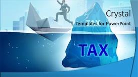  Presentation with iceberg - Cool new PPT layouts with tax payment concept with iceberg backdrop and a arctic colored foreground