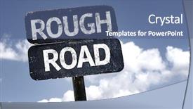  Presentation with airplane night sky cloud - Colorful slides enhanced with tax rules - rough road sign with clouds backdrop and a ocean colored foreground