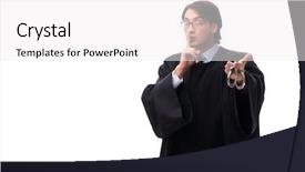  Presentation with octopus on isolated white - Amazing presentation theme having tax rules - young handsome judge isolated backdrop and a white colored foreground