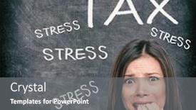  Presentation with text file - Cool new presentation with tax-season-stress-stressed-asian backdrop and a gray colored foreground