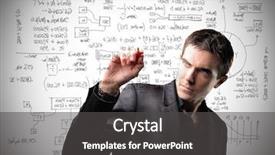  Presentation with statistics - Beautiful PPT theme featuring privacy concept computer keyboard with contoured shield icon and word information protection on enter button background 3d render backdrop and a ocean colored foreground