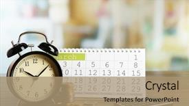  Presentation with alarm - Beautiful slides featuring tax time and alarm clock backdrop and a coral colored foreground