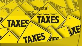  Presentation with payroll - Colorful presentation enhanced with taxes backdrop and a gold colored foreground