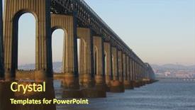  Presentation with rail bridge - Slides consisting of tay rail bridge and dundee background and a tawny brown colored foreground