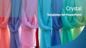  Presentation with market - Beautiful PPT layouts featuring taylor - scarf foulards in a row backdrop and a teal colored foreground